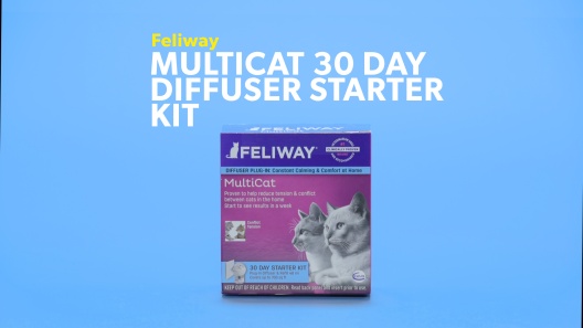 Feliway MultiCat 30 Day Starter Kit Calming Diffuser for Cats