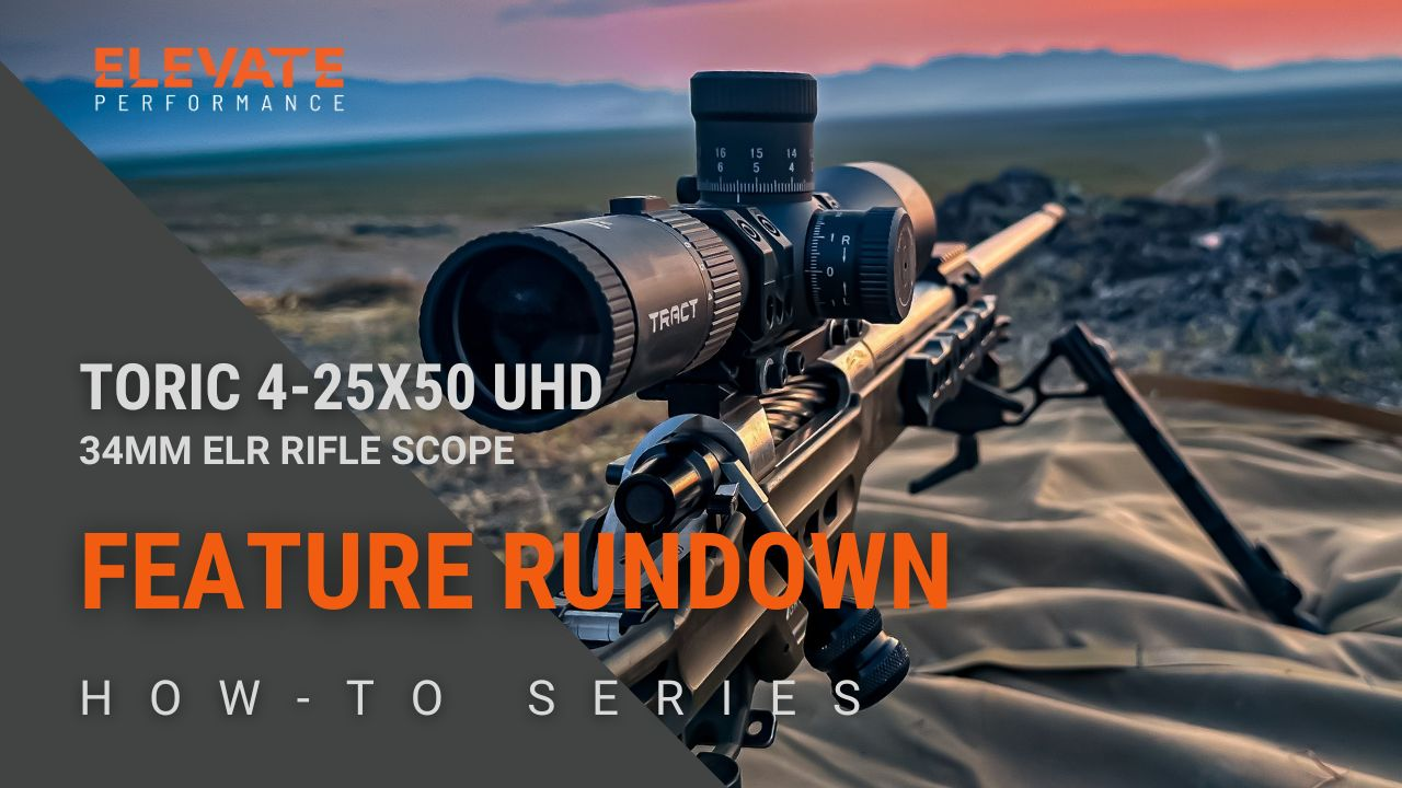 TORIC 34MM 4-25X50 Long Range rifle scope features and benefits