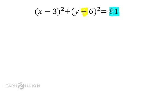 Find The Center And Radius Of A Circle Learnzillion