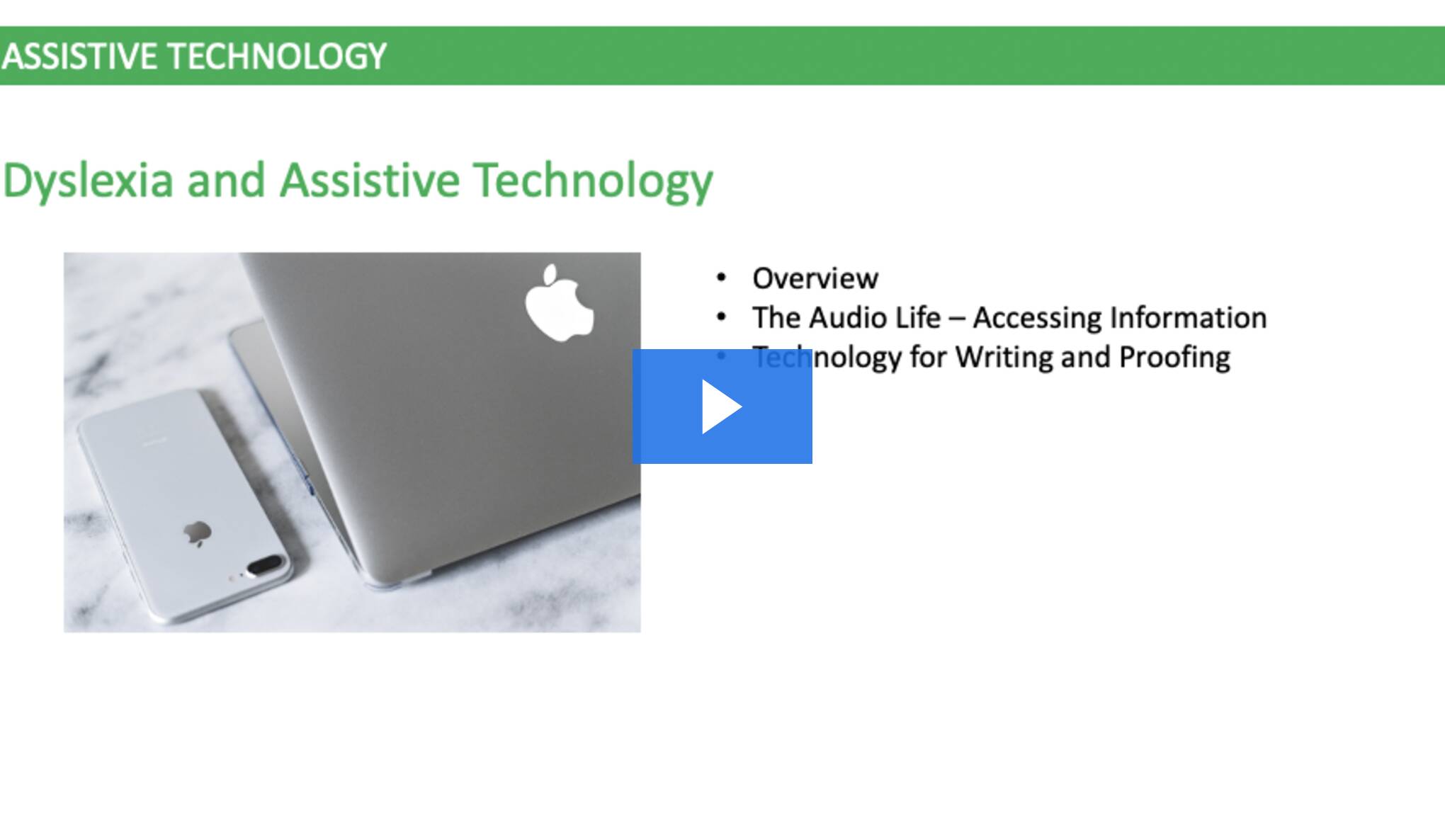 Assistive Technology