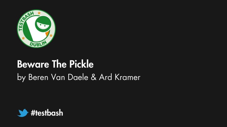 Beware The Pickle - Beren Van Daele & Ard Kramer