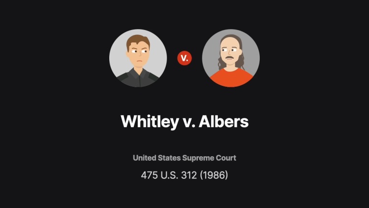 Whitley v. Albers
