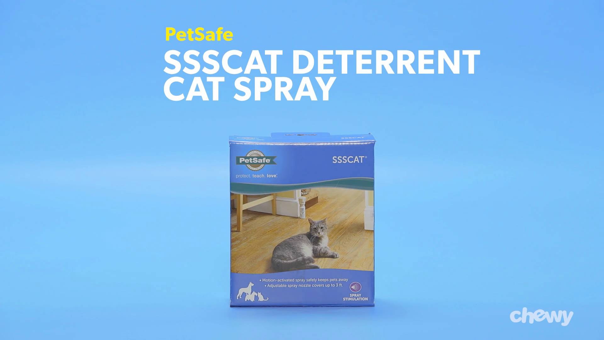 Compressed air cat clearance repellent