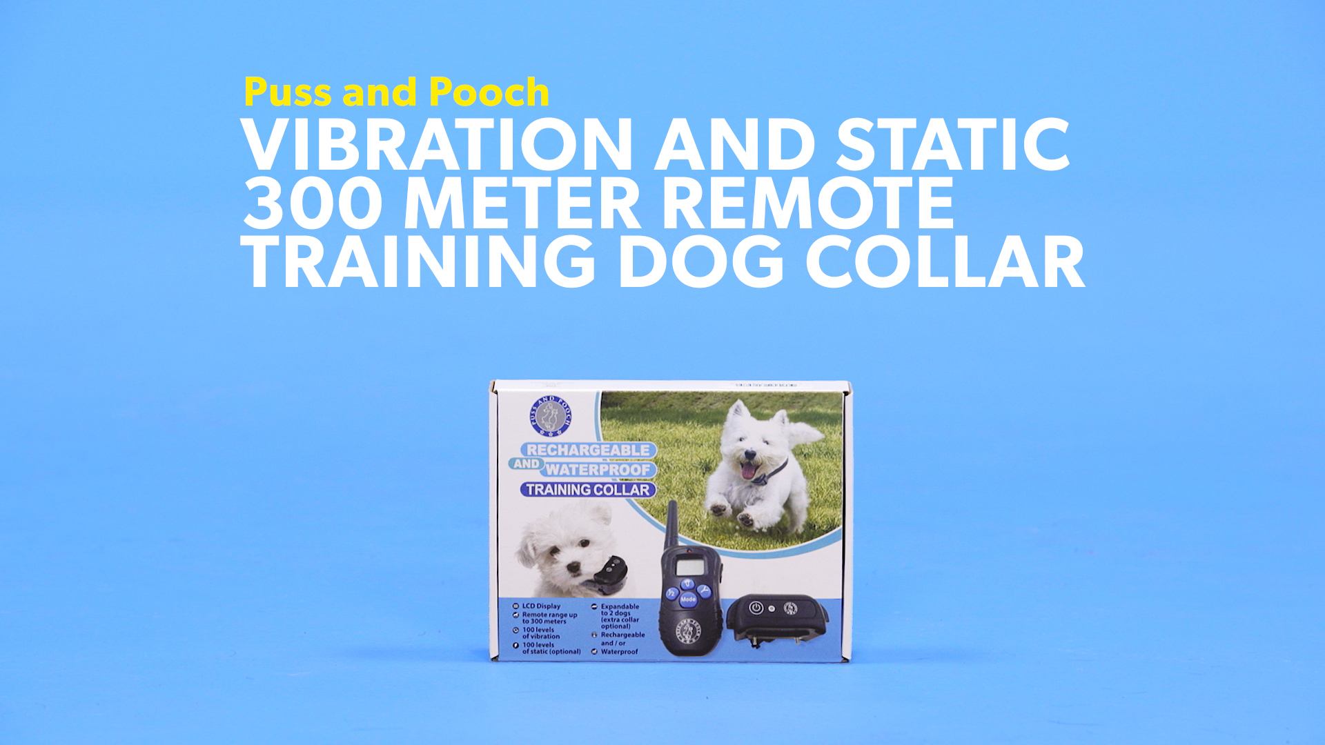 Puss and best sale pooch training collar