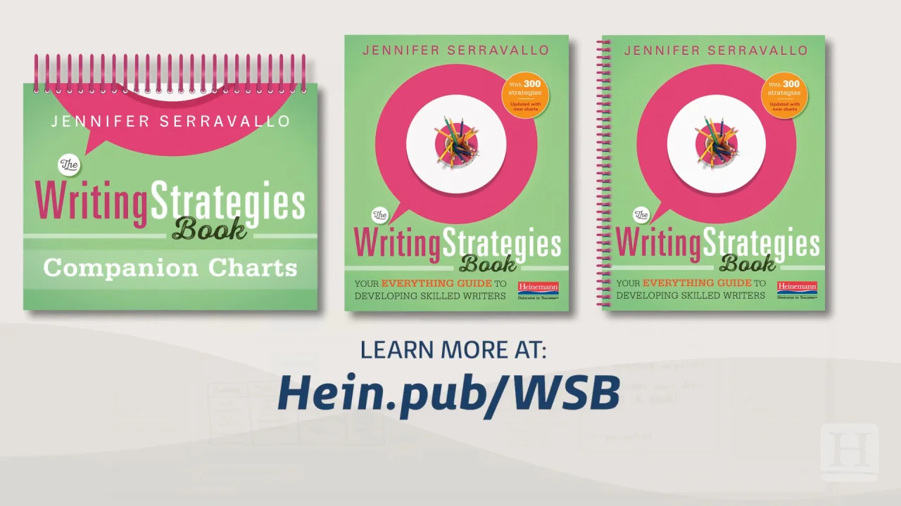 Writing Strategies Book by Jennifer Serravallo.