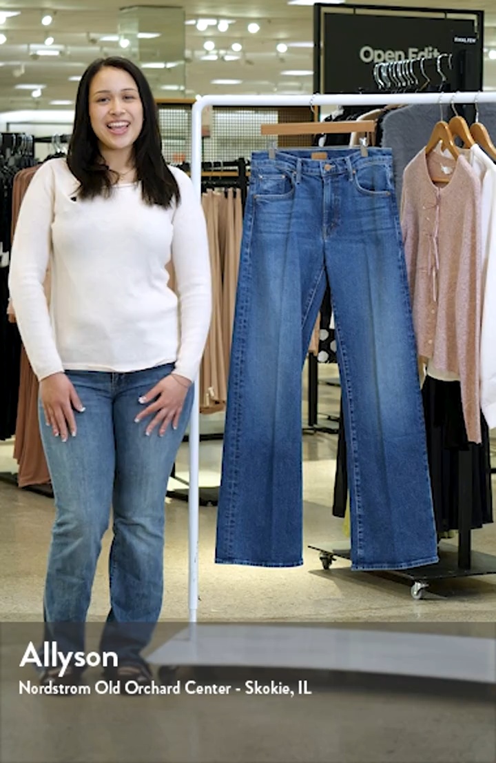 MOTHER The Lasso Heel High Waist Wide Leg Jeans | Nordstrom