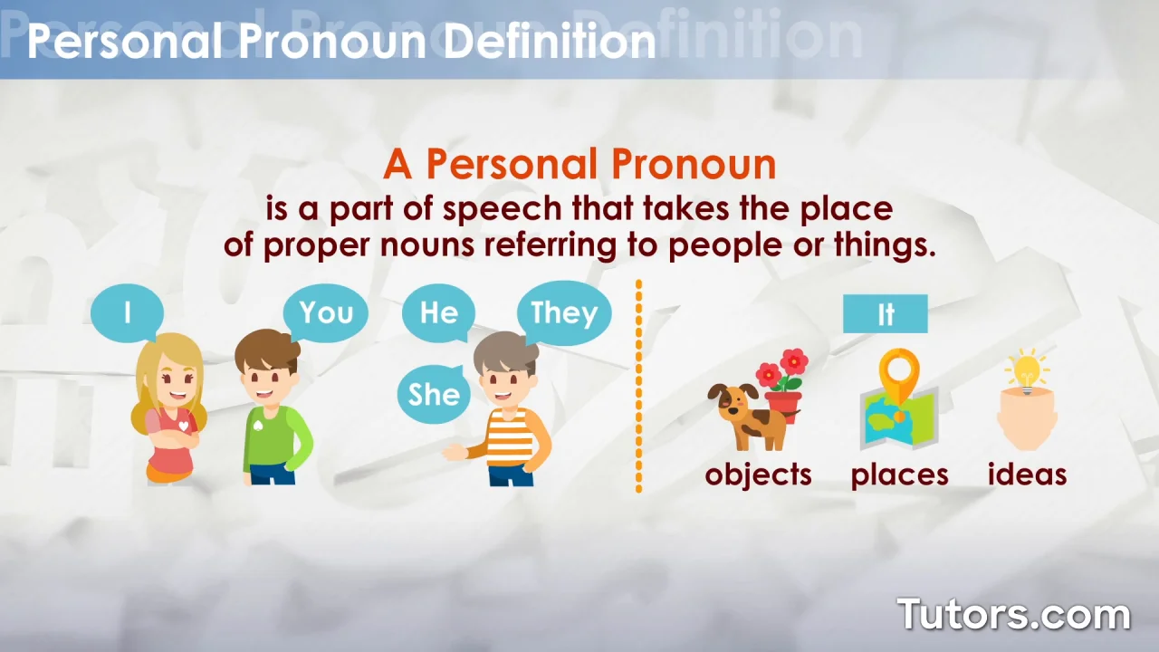 list of pronouns