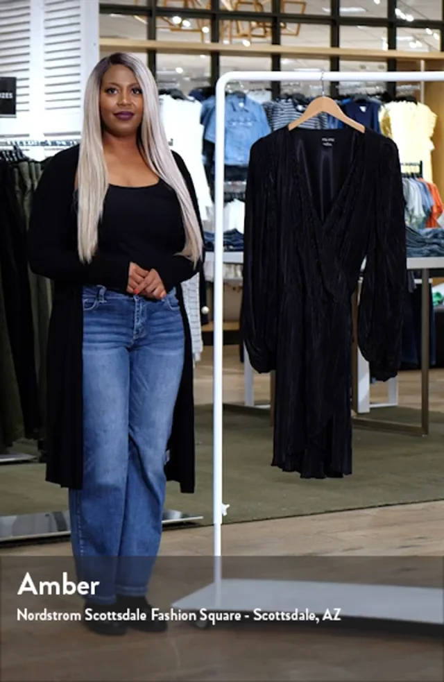 City Chic Kira Long Sleeve Wrap Dress Nordstrom