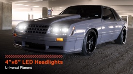 LEDHDL1497 - 4x6 6x4 H4651 H4652 H4656 H4666 H6545 H4 1A1 2A1 Sealed High Low Beam LED Headlight Bulbs