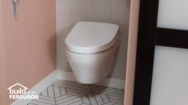 American Elongated Rear Outlet P-Trap 2 Piece Toilet Kit