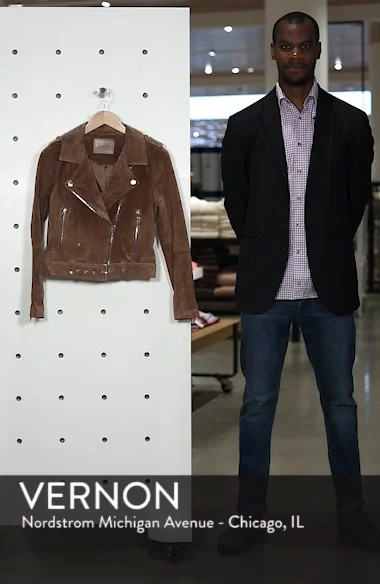 BLANKNYC Morning Suede Moto Jacket Nordstrom