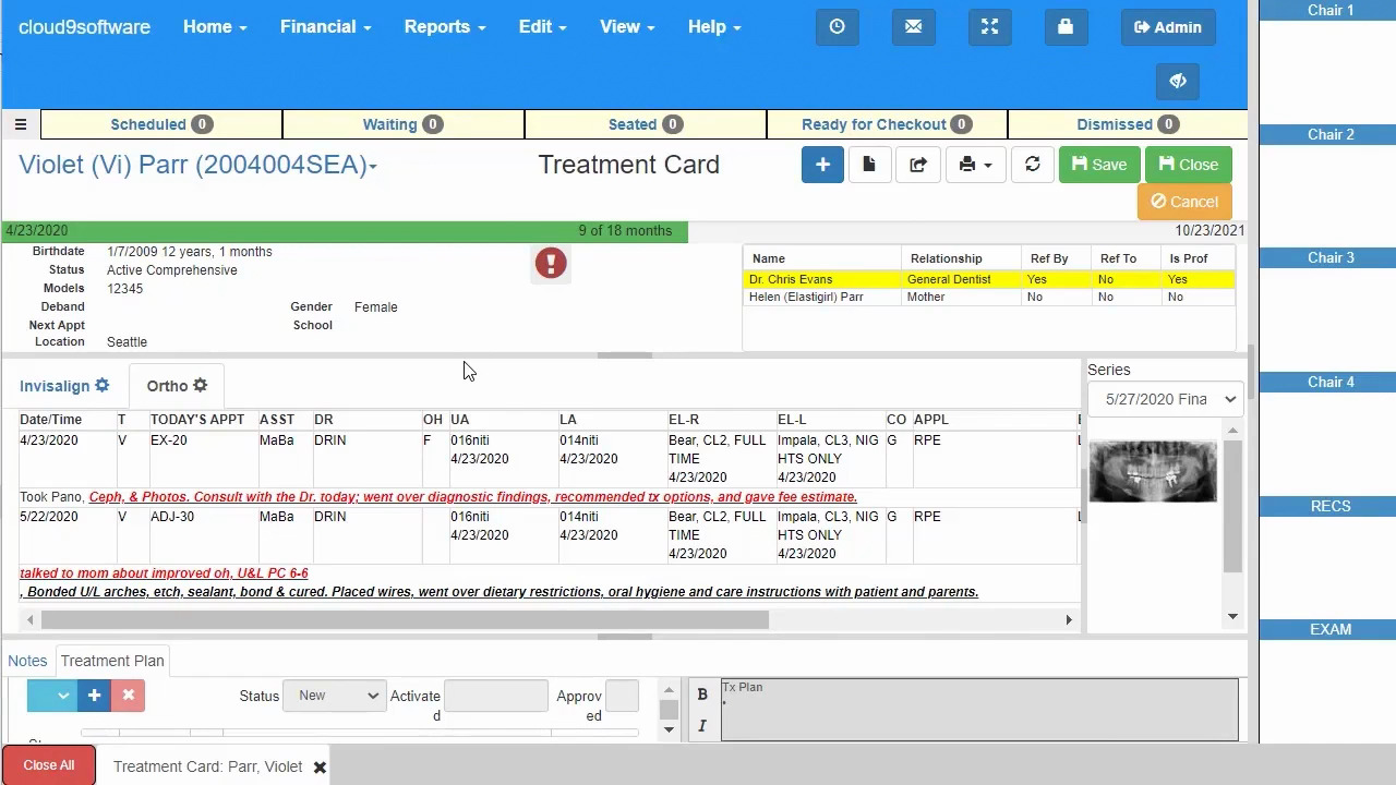 Treatments Orthodontic Treatment Card Cloud 9