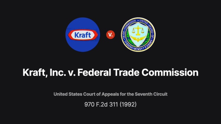 Kraft, Inc. v. Federal Trade Commission