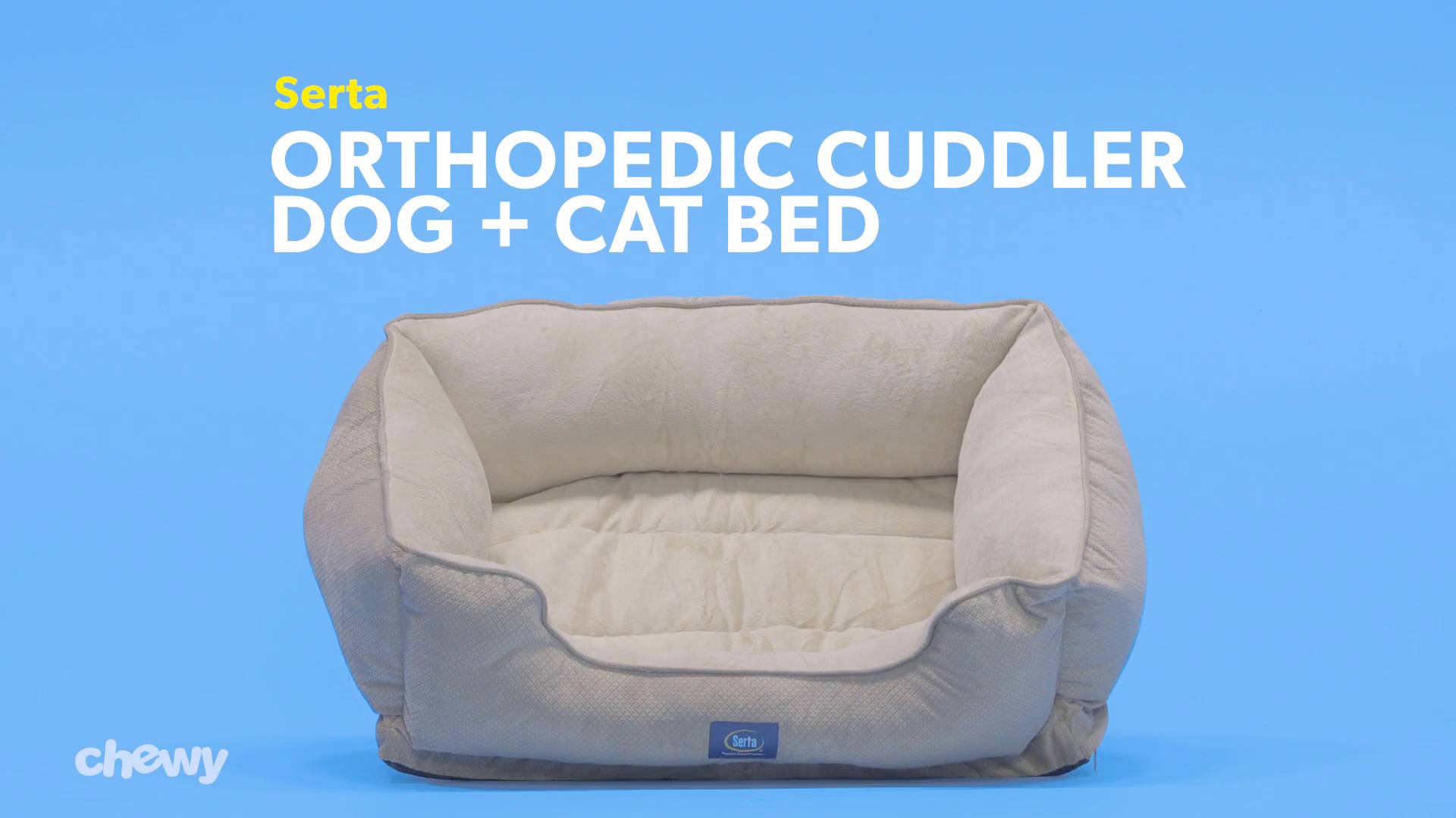 Serta orthopedic shop cuddler dog bed