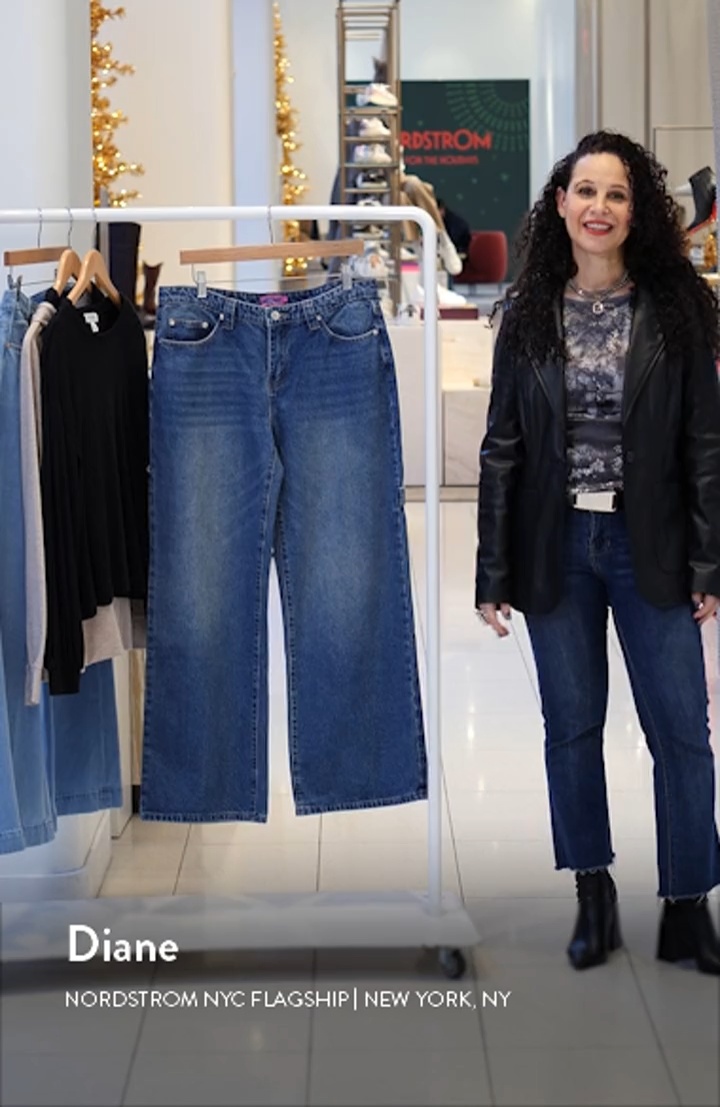 EDIKTED Wide Leg Carpenter Jeans | Nordstrom
