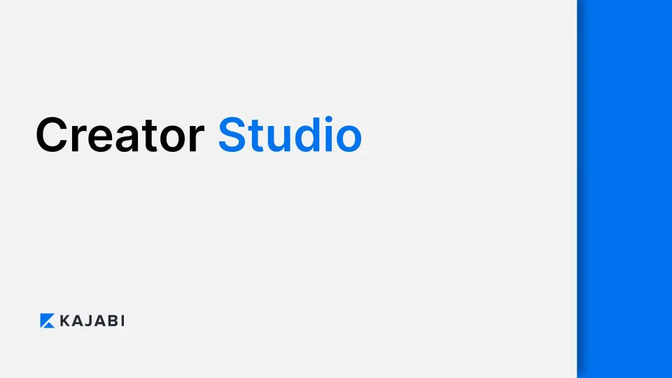 What Is  Creator Studio?