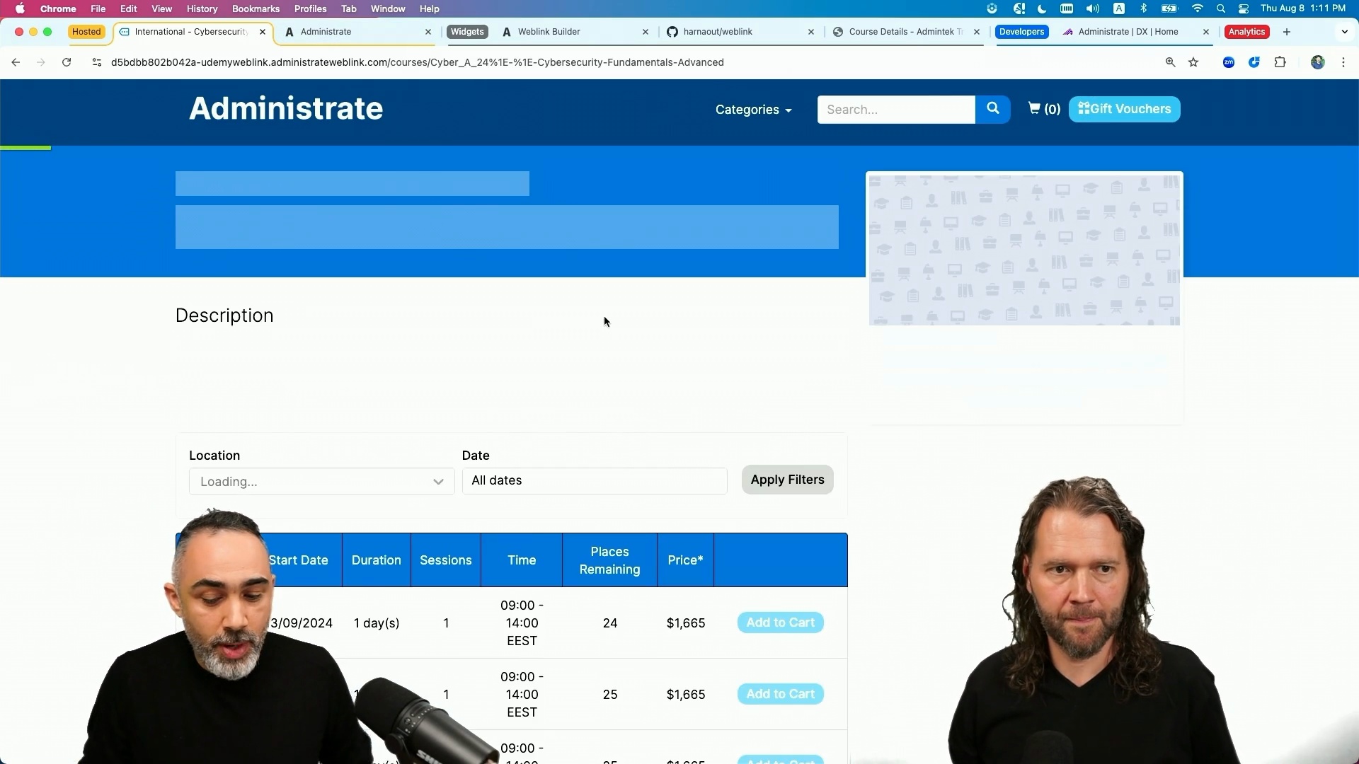 Weblink: Selling Training with Administrate