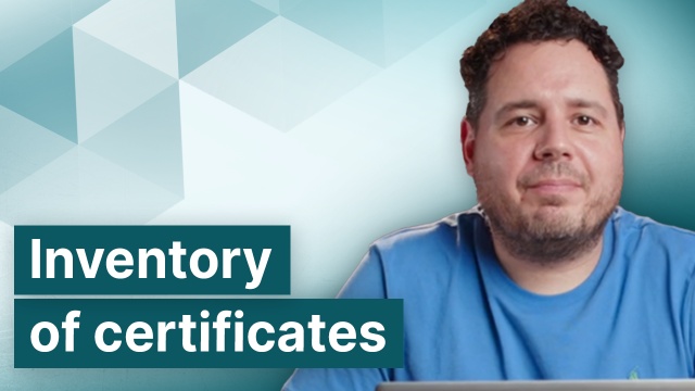 Inventory of certificates