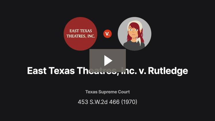 East Texas Theatres, Inc. v. Rutledge