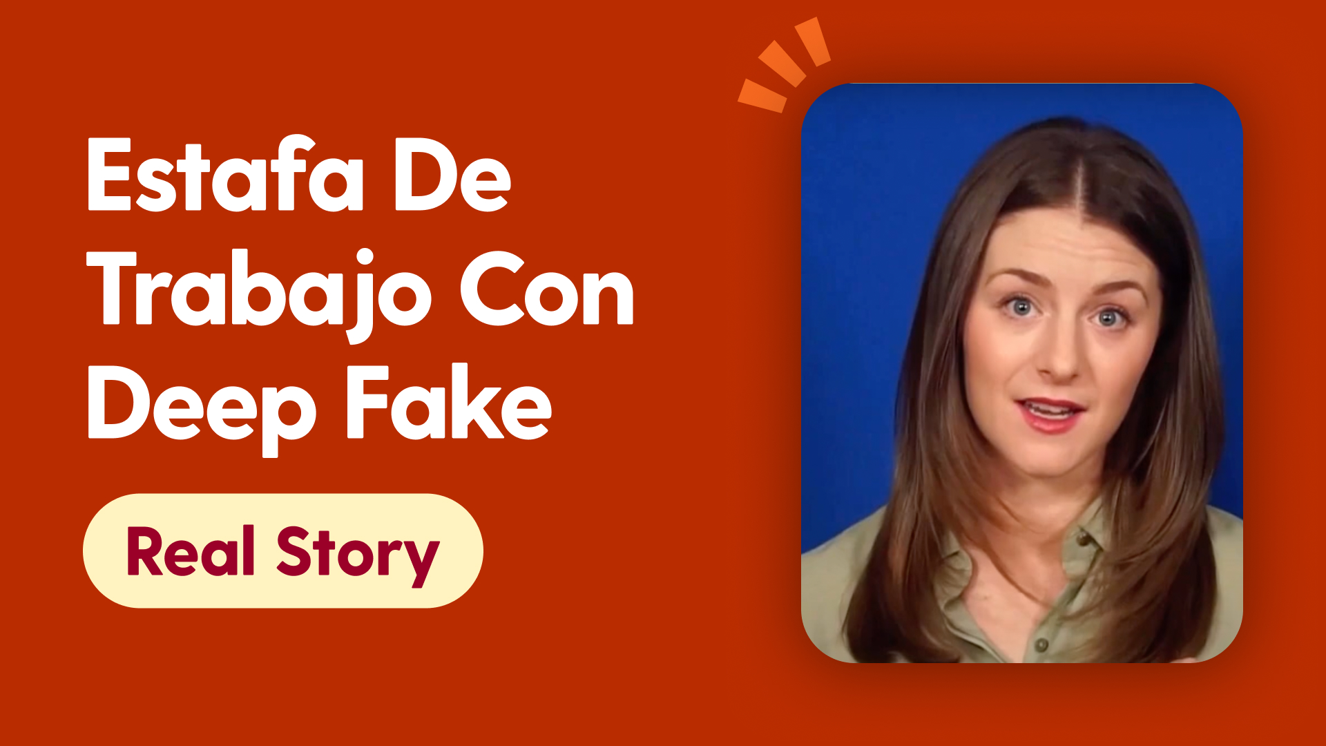 Estafa de trabajo con Deep Fake