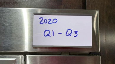 Magnetic C Channel Label Holder