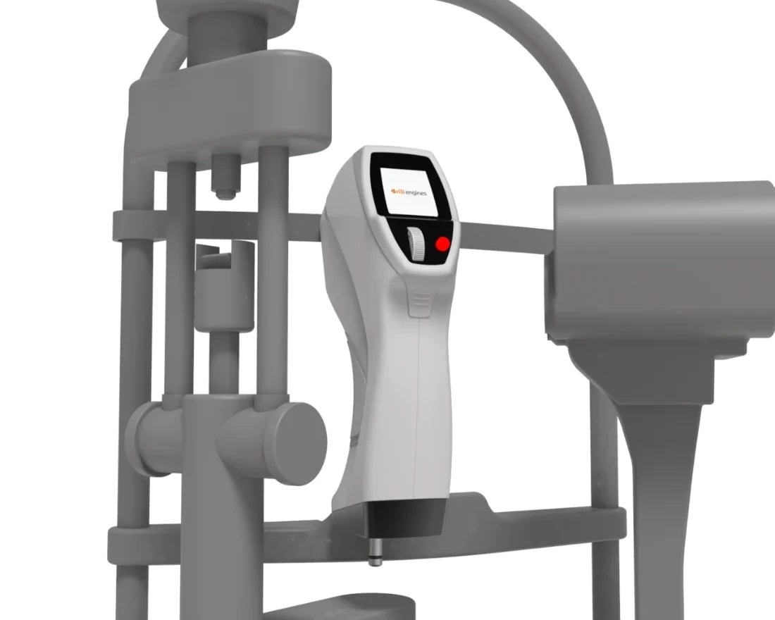 Corneal Esthesiometer Brill mounted on a slit lamp