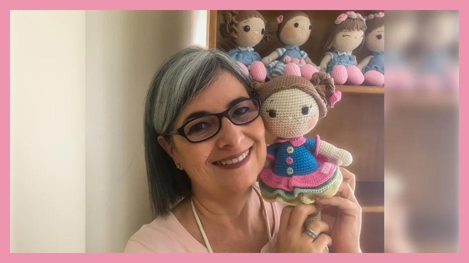 Roupa de Croche para boneca amigurumi 