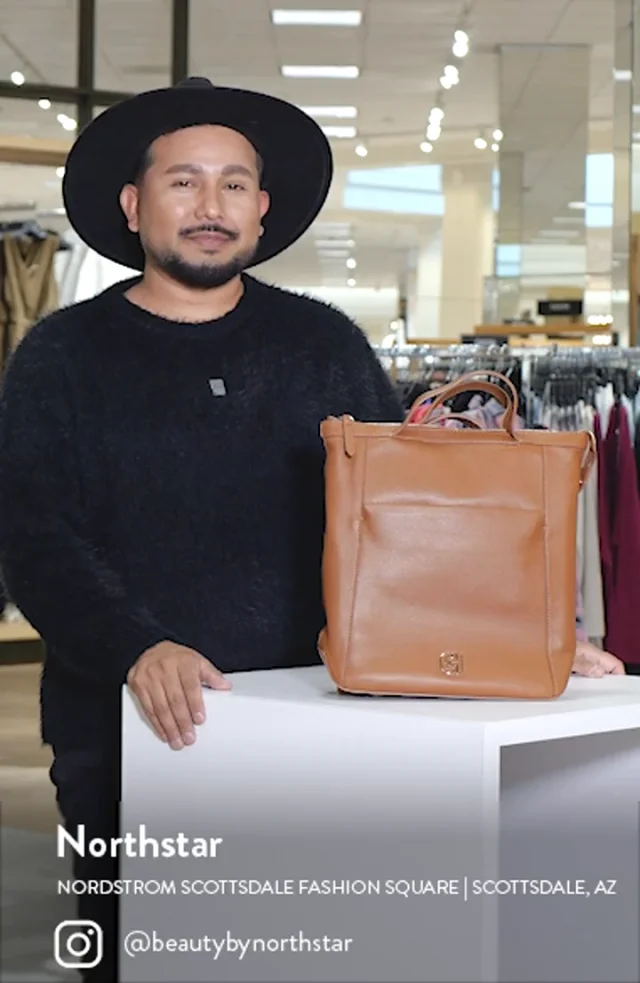 【Cole Haan】Grand Ambition Small Convertible Luxe Backpack Cole Haan Small Grand Ambition Leather Convertible Luxe