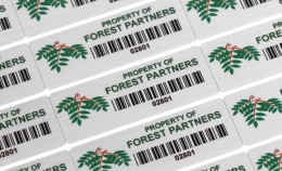 EconoGuard Chrome Asset Tags