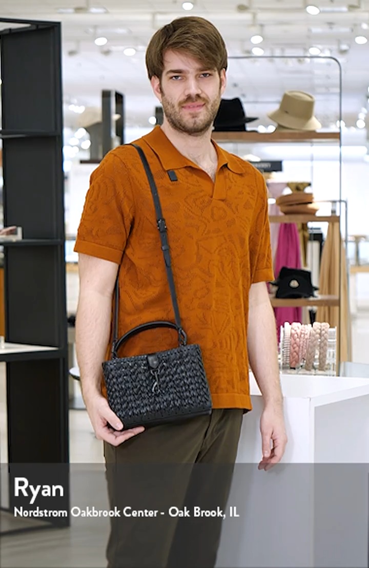 Rebecca Minkoff Megan Woven Leather Top Handle Bag | Nordstrom