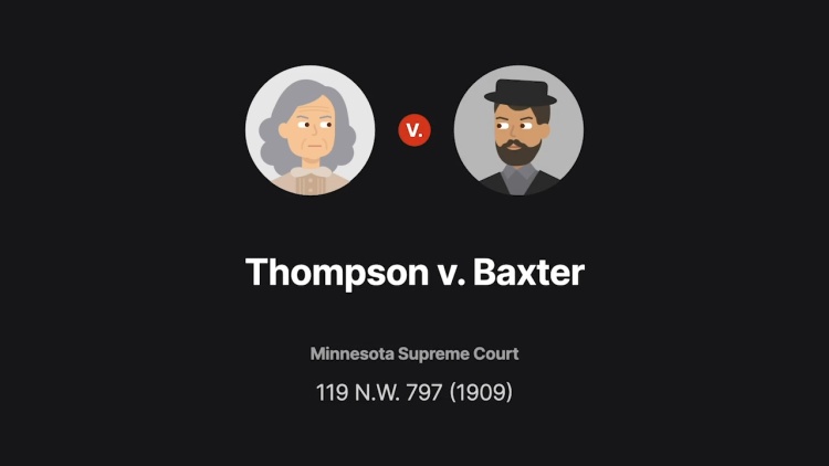 Thompson v. Baxter
