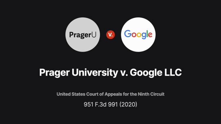 Prager University v. Google LLC