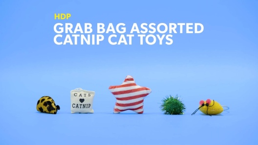 HDP Grab Bag Assorted Catnip Cat Toys, 20 count