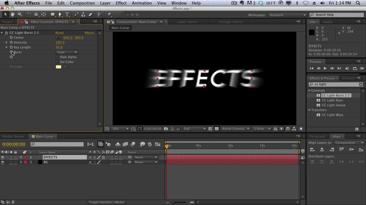 30 Days to Learn Adobe After Effects - Effects