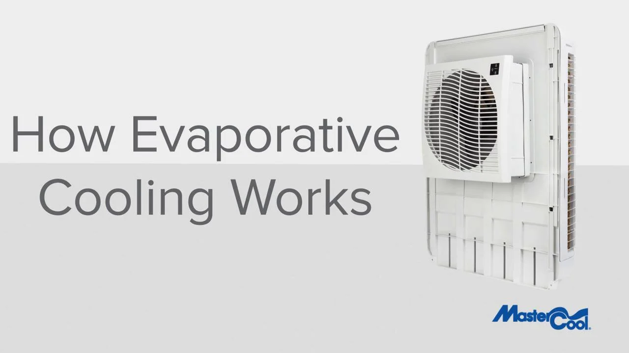 Mastercool MCP59 Window Evaporative Cooler 4000 CFM, 2000 Sq. ft., 2.0 gal, 1/2 HP, White