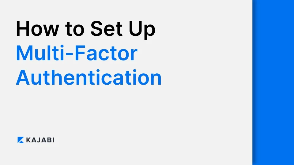 Create & Use Multi-Factor Authentication (MFA)