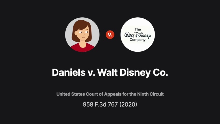 Daniels v. Walt Disney Co.
