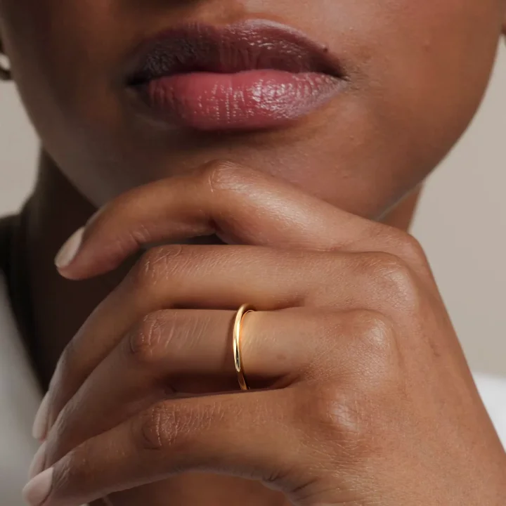 1.5mm Comfort Fit Wedding Ring in 14K Yellow Gold