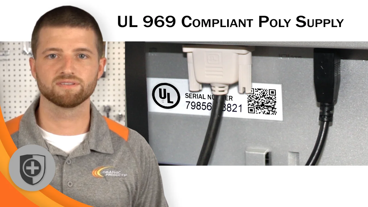 UL 969 Compliant Poly Tape - DuraLabel