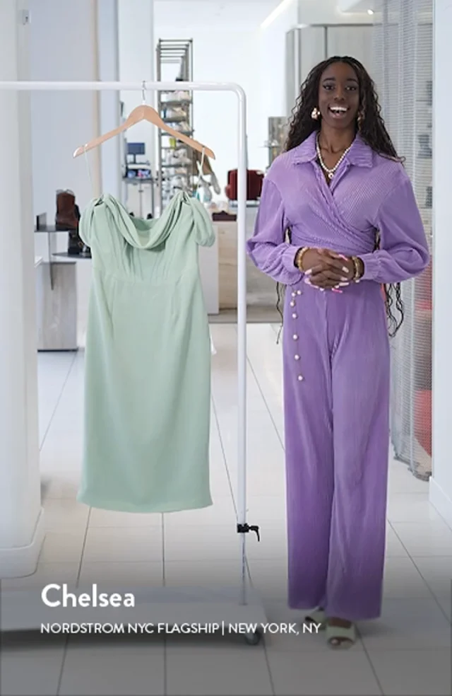 スーツ・フォーマル・ドレス DRESS THE POPULATION / Vickie Dress Dress the Population Women's Vickie Off-The-Shoulder Dress