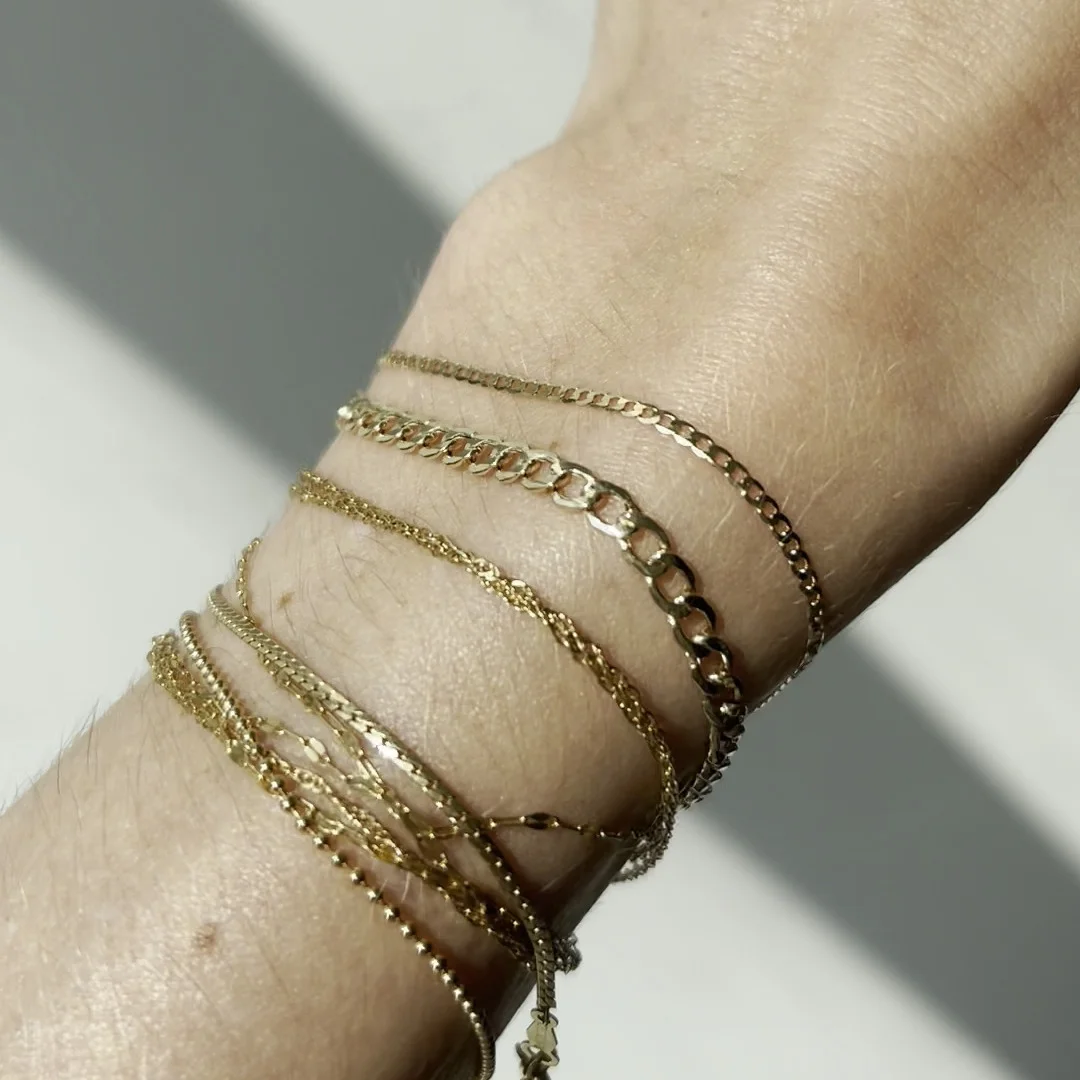 Dainty Gold Chain Bracelet – JYC