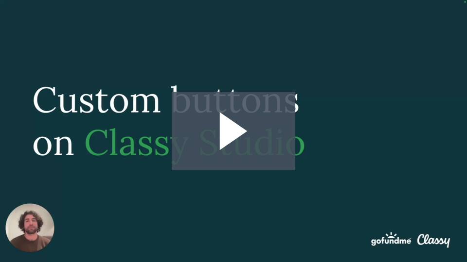 Custom buttons on Classy Studio
