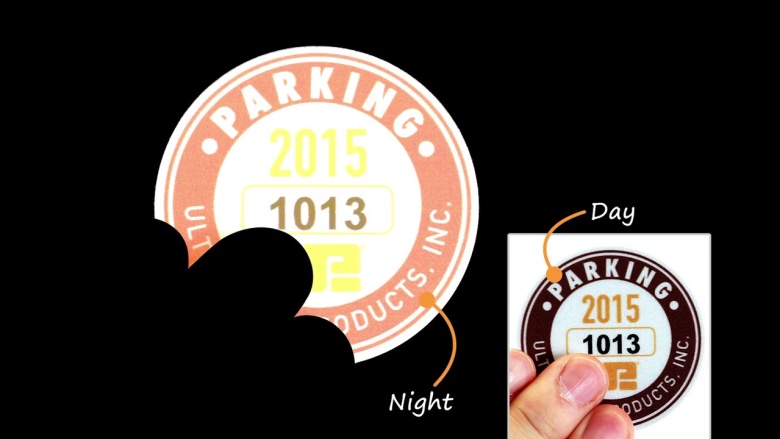 WindowCling Reflective Decals for Inside the Window