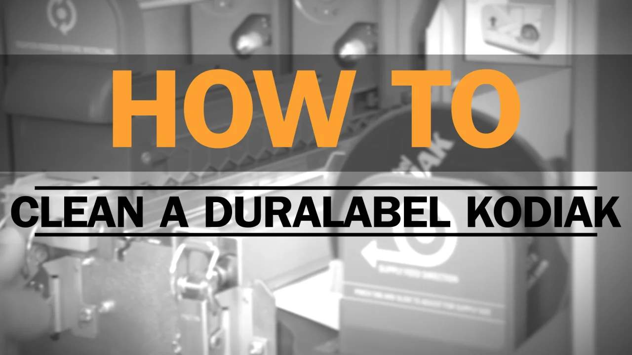 How-To Clean Your DuraLabel Kodiak Industrial Label Printer