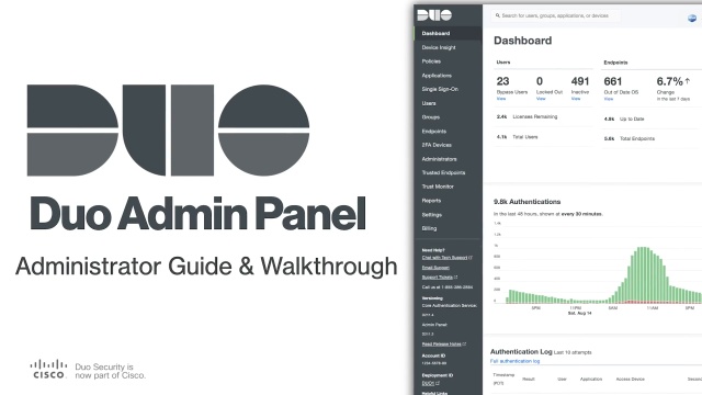 Duo Admin Panel Overview