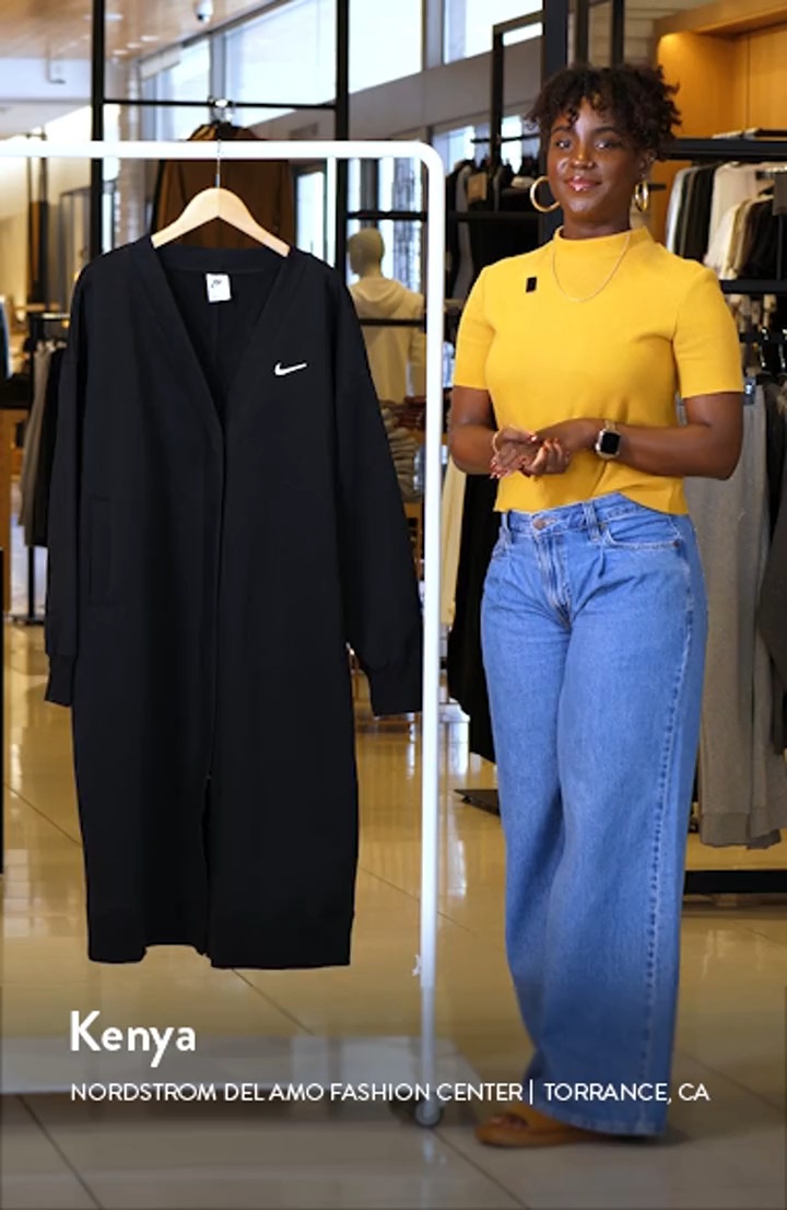 Nike Sportswear Phoenix Fleece Oversize Longline Cardigan | Nordstrom