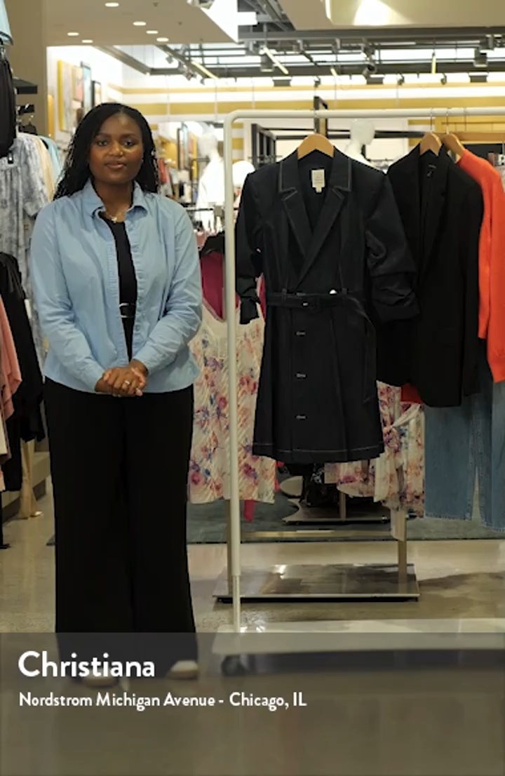 Aniyah Denim Shirtdress