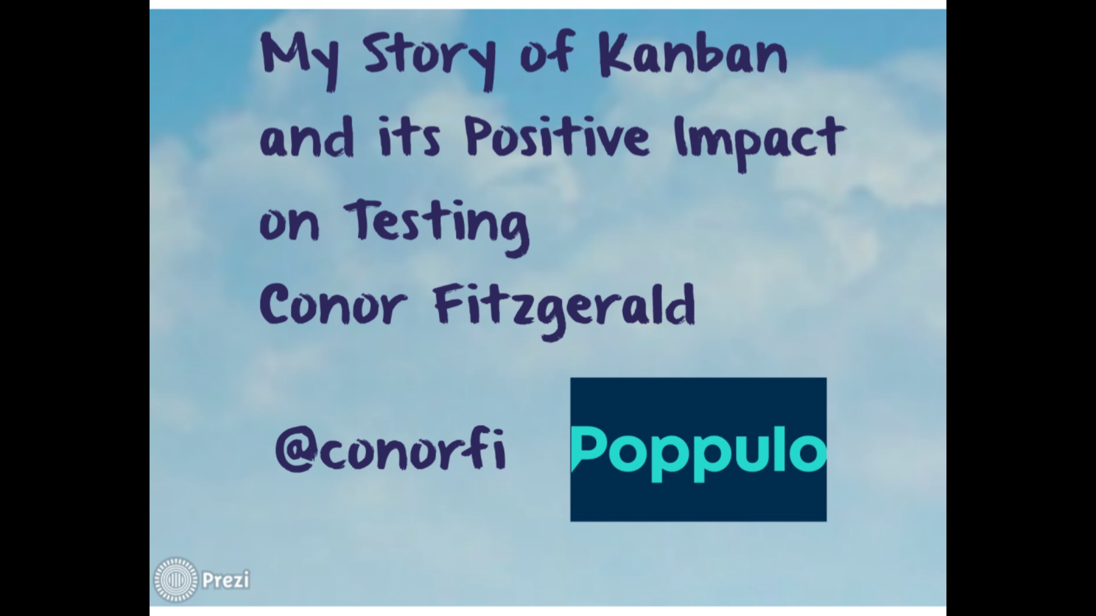 My Story of Kanban and Its Positive Impact on Testing - Conor Fitzgerald