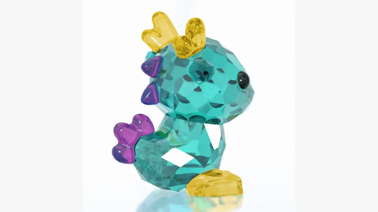 スワロフスキー　辰　Majestic Dragon Swarovski Crystal Figurine Zodiac - Majestic Dragon 3.5CM