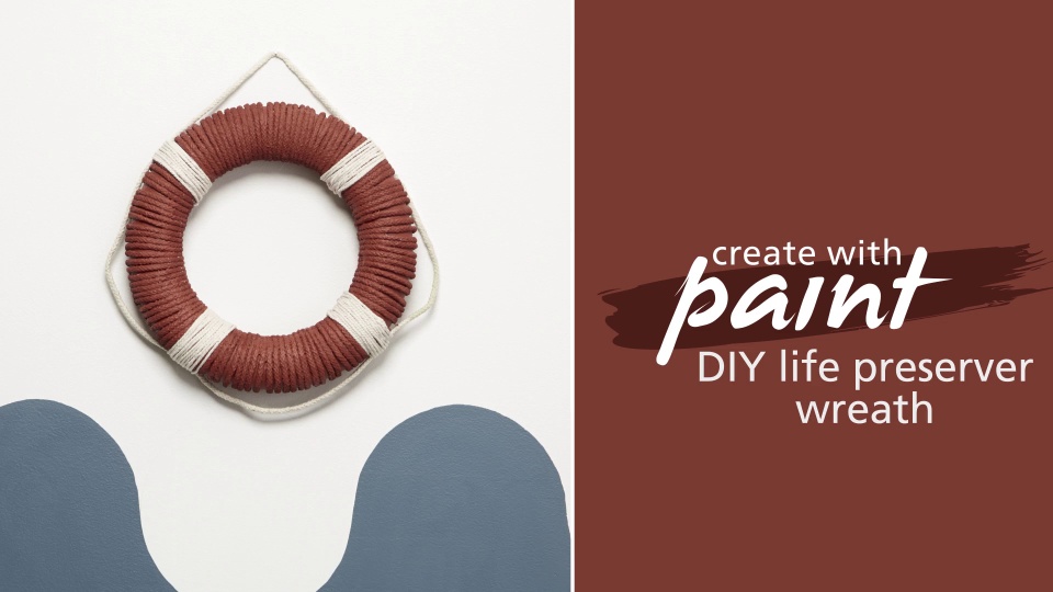 Habitat TV Video: DIY life preserver wreath